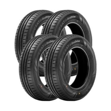 Imagem de Jogo 4 Pneus Ceat Aro 13 EcoDrive 165/70R13 83T XL, 5 anos Contra Defe