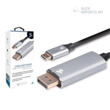 Imagem de Cabo Adaptador Usb Type-C x Displayport M Otimo - A.R Variedades MT