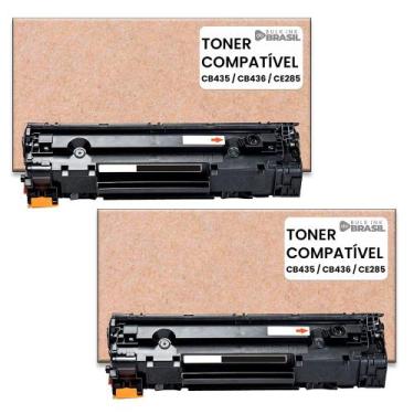 Imagem de kit 2 toner compatível CE285A, CB435A, CB436A para impressora HP M-121