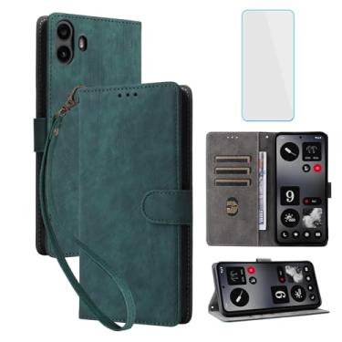 Imagem de IUQXU For Nothing CMF Phone 1 Capa carteira para celular com protetor de tela [bloqueio RFID] couro flip suporte para cartão suporte feminino masculino capa para celular para nada CMF Phone1 CMFPhone