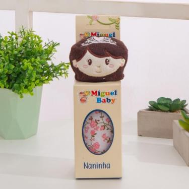 Imagem de Naninha Pelúcia com Prendedor de Chupeta para Seu Bebe - Nena Enxovais