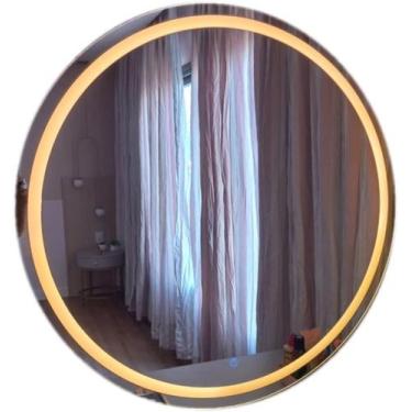 Imagem de Espelho Penteadeira Camarim 90 cm com luz de Led - Top Vidros, Cor da 