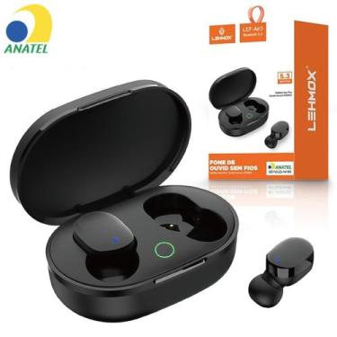 Imagem de Fone de Ouvido Bluetooth TWS para Musicas e Chamadas LEHMOX - LEF-AIR3