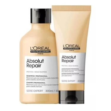 Imagem de Kit LOréal Absolut Repair Sh 300ml + Cond 200ml