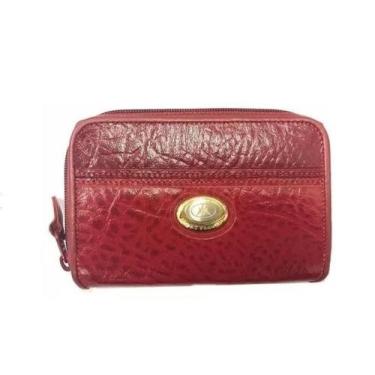 Imagem de Carteira Unisex Com Ziper De Couro Legítimo Mitty - Z1