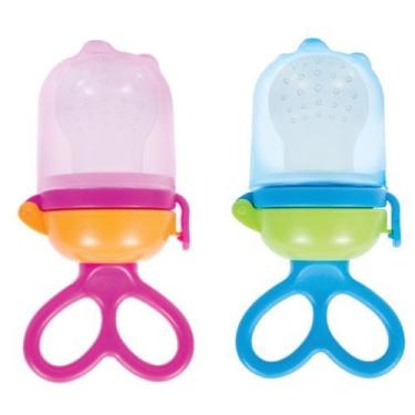 Imagem de Porta-frutinhas sugador em silicone - sortido rosa e azul buba