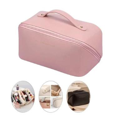 Imagem de Necessaire Feminina Organizador Viagem Maquiagem Blogueira G - Ami, Ro