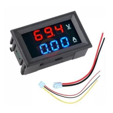 Imagem de Voltímetro Amperímetro Digital Dc 0-100v 0-10a LED - ATMX