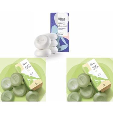 Imagem de Kit 2 caixas sabonete alecrim e sálvia + 1 Caixa de Sabonete Camomila 