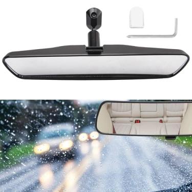 Imagem de ZLPTEAM Espelho retrovisor universal de 25 cm, kit de espelho retrovisor interno, tipo de ajuste universal, compatível com Chevrolet, Ford, Toyota, Nissan, Jeep, Honda, Subaru, Hyundai, Kia, Mazda