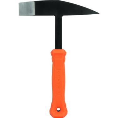 Imagem de Klein Tools Martelo de soldagem H80612, martelo de escória de cabeça de aço de 293 g com alça de nylon resistente ao calor e redução de choque, 18 cm