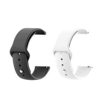 Imagem de Kit Pulseira 20mm Silicone Sport Para Relógio e Smartwatch - Poolsy, P