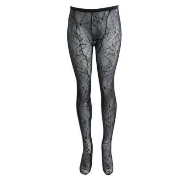 Imagem de Meia Calça Teia Feminina Halloween - Papilloo, Preta escura