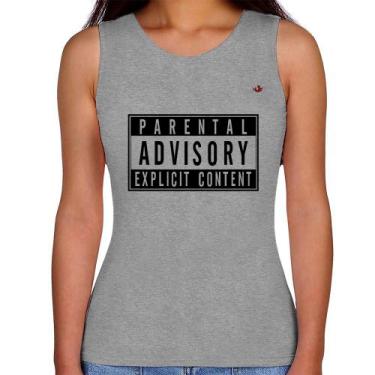 Imagem de Regata Feminina Parental Advisory: Explicit Content - Foca na Moda, Ci