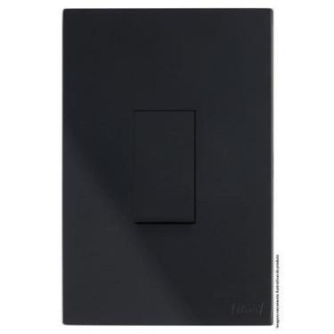 Imagem de Kit Interruptor Pulsador Campainha Vertical 4X2 Brs11965-2Bk