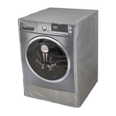 Imagem de Capa Lava e Seca Midea Storm Wash 11kg LSD11 Zíper Transparente Cinza 