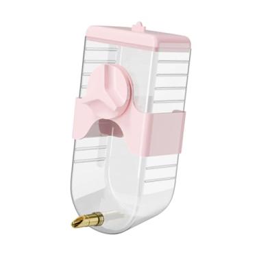 Imagem de IEUDNS Bebedor de Pássaros para, Conveniente, Automático, 350ml, Gaiola, Acessórios, Chaleira para Beber, Calopsita, Pequeno, Animal de Estimação, S, rosa