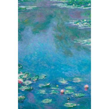 Imagem de Claude Monet Water Lilies (1840–1926), 120 Pages, 6” x 9” Lined Paper Journal/Diary/Notebook, Hardcover: Ideal for journaling, writing and note-taking. Diary for Art Lovers, Adults, College Students