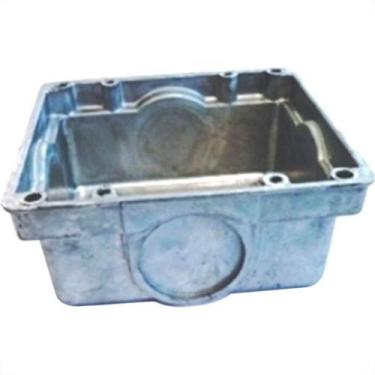 Imagem de Caixa Piso Aluminio Fundido 4X4 Baixa Fechada - STAMPLAC