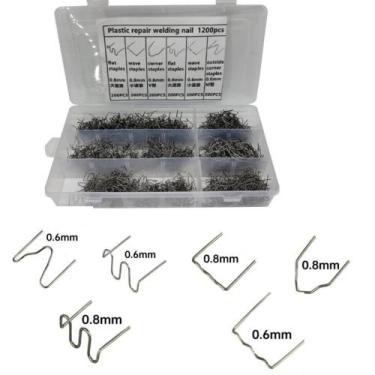 Imagem de Kit 1200 Peças Grampos Solda Soldadores Plastico Automotivo - Geober
