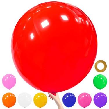 Imagem de Balões de Látex BONJLE 36 Polegadas - Kit com 9 Unidades para Aniversá