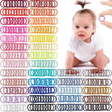 Imagem de Laços de Cabelo CELLOT - 360 Peças Multicoloridas para Meninas