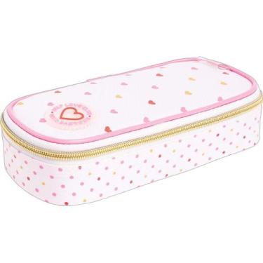 Imagem de Estojo Mini Box Academie Corações Metalizados Tilibra