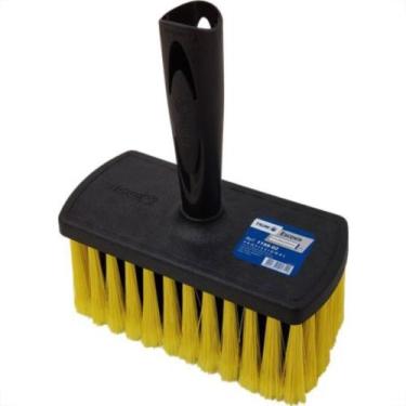 Imagem de Broxa Retangular Tigre Sintetica Preta Media - Kit C/12