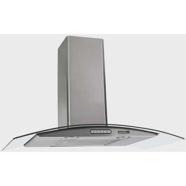 Imagem de Coifa Parede Vidro Curvo Slim Inox 4 à 6 Bocas 80cm - Nardelli - 220V