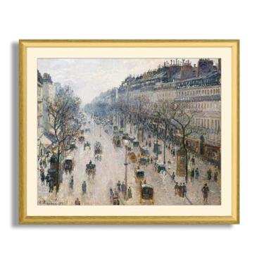 Imagem de Art Shoppe Arte de parede com impressão emoldurada, decoração de parede vintage para sala de estar, quarto, escritório, imagem de alta resolução em papel de arte premium, moldura de 3/10.2 cm com