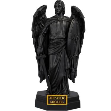 Imagem de Estátua Arcanjo Miguel - Versão 3 (Cor Aurum Noctis)