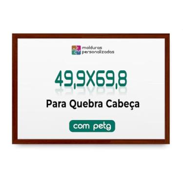 Imagem de Moldura 49,9x69,8 para Quebra Cabeça Grow Puzzle 1000 Peças com Proteção Petg (Chão de Barro)