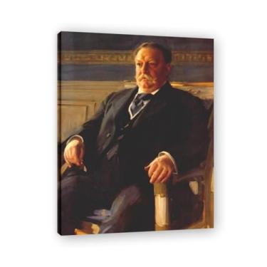 Imagem de LKXGRRSFG William H. Taft Anders Zorn Impressões em tela - Arte de obra-prima sueca, decoração de parede serenidade de verão e coleção de galeria de casa 80 x 104 cm