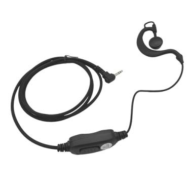 Imagem de Fone de ouvido de tubo acústico de 1 pino de 2,5 mm com microfone PTT em forma de G compatível com Motorola Talkabout T200 T260 T460 T600 T800 T6500 MR350R MS350R FR50 FR60 EM1000 MH230R rádio (rosa)