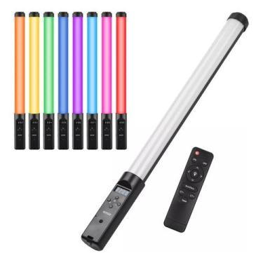 Imagem de Lâmpada Fotográfica Rgb Led 3200k-5500k Efeitos De Tubo Regu - alfasho