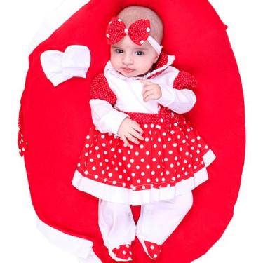 Imagem de Saída de Maternidade Menina Aconchego Charmosinha Floral 05 Peças P - 