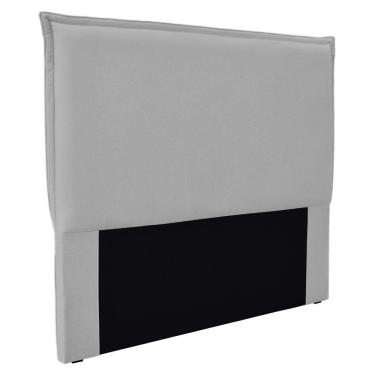 Imagem de Cabeceira Queen 1,60M Veneza Linho Rústico Cinza Claro