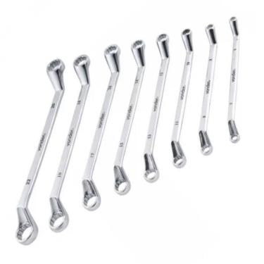 Imagem de Kit Jogo de Chaves Estrela Cromadas Vonder Profissional 6 a 22mm 8 Peças