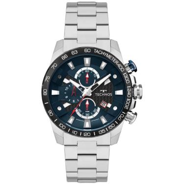Imagem de Relógio Technos Masculino Ref: Os1abw/1a Cronógrafo Prateado