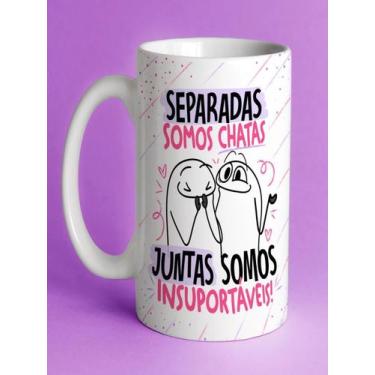 Imagem de Caneca personalizada flork amigas personalizadas vários modelos 325ml 