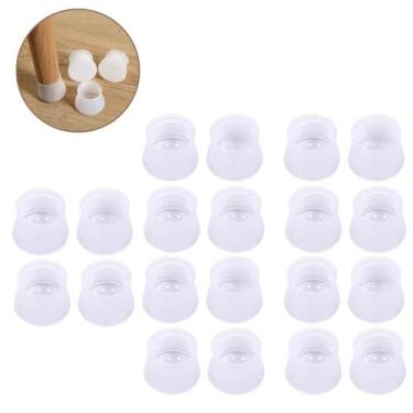Imagem de 20 Un Protetor De Pé Cadeiras Mesas Móveis Apoios Silicone - Protetor 