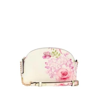 Imagem de GUESS Bolsa tiracolo feminina com zíper duplo Jennice da Factory