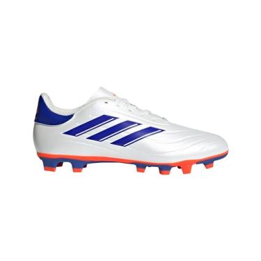 Imagem de adidas Tênis unissex adulto Copa Pure Ii Club Bota de futebol flexível, Branco/azul lúcido, vermelho solar, 8.5 Women/7.5 Men