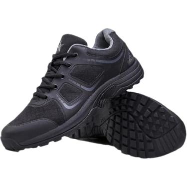 Imagem de Lzyjckh Tênis de corrida de trilha masculino, Tênis confortável e respirável Tênis esportivos para trekking em montanha e treinamento atlético,Black,46