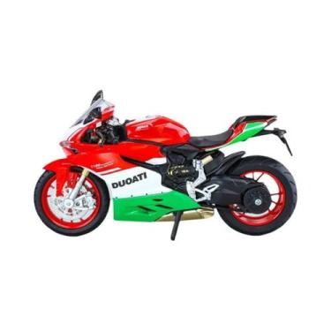 Imagem de 1:12 Ducati 1199 Liga Metálica Fundida Modelo De Motocicleta Brinquedo