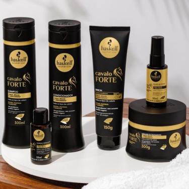 Imagem de Haskell Cosméticos Kit Cavalo Forte Força Crescimento 300ml Completo