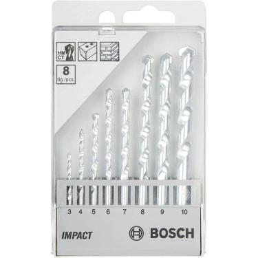 Imagem de Jogo De Broca Bosch P/Concreto C/8Pcs
