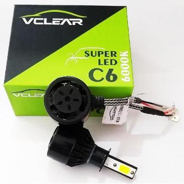 Imagem de Lampada h3 led 6000k com cooler vllh31339 - VCLEAR