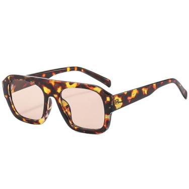 Imagem de HCPIHF Óculos de sol retrô punk, feminino, masculino, praia, vintage, festa, ambiente externo (9)