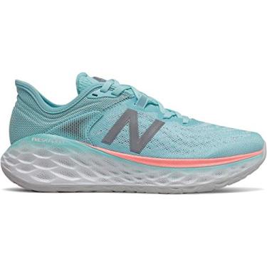 Imagem de New Balance Tênis de corrida feminino Fresh Foam More V2, Sal marinho/Newport Blue, 6.5